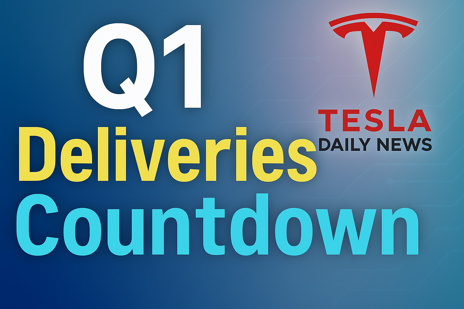 2026-04-02 Tesla News - Q1 Deliveries Countdown episode artwork