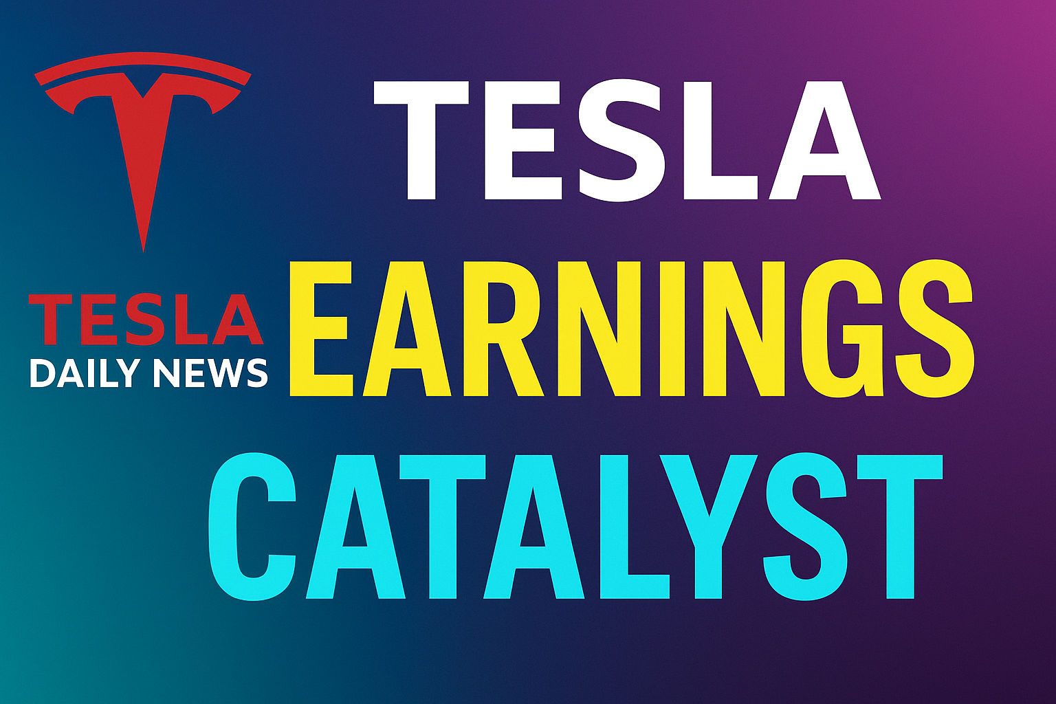 2026-04-23 Tesla News - Tesla earnings catalyst episode artwork