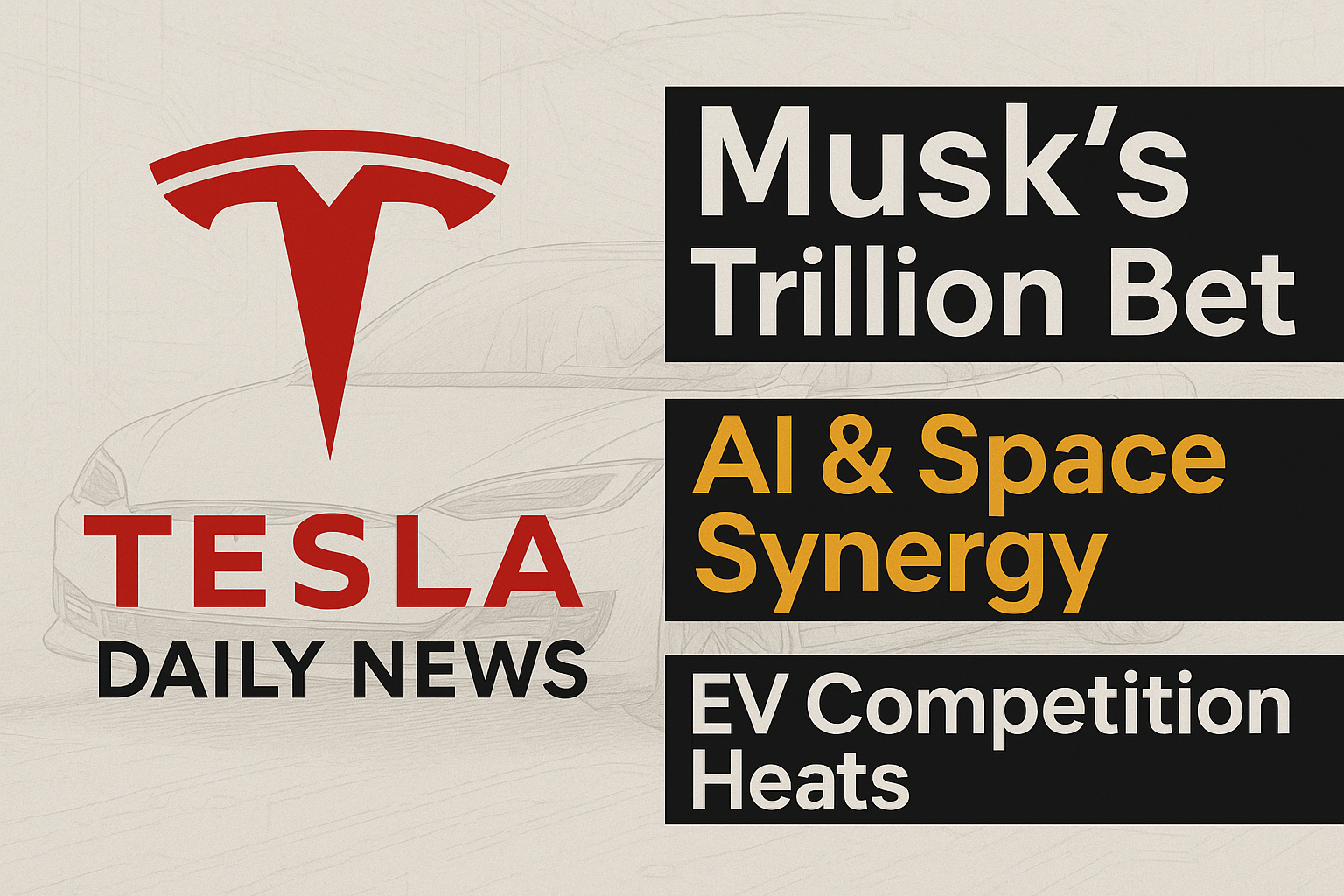 Tesla News - Musk’s Trillion, SpaceX IPO, Global EV Battle episode artwork