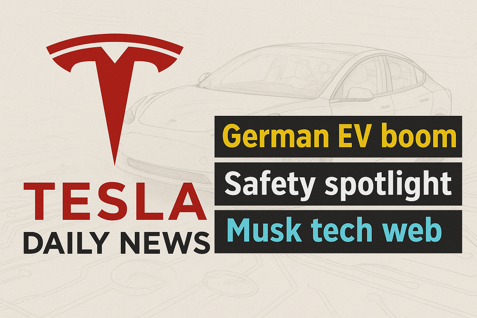 Tesla News - German EV Surge, Safety Focus, Musk Ecosystem episode artwork